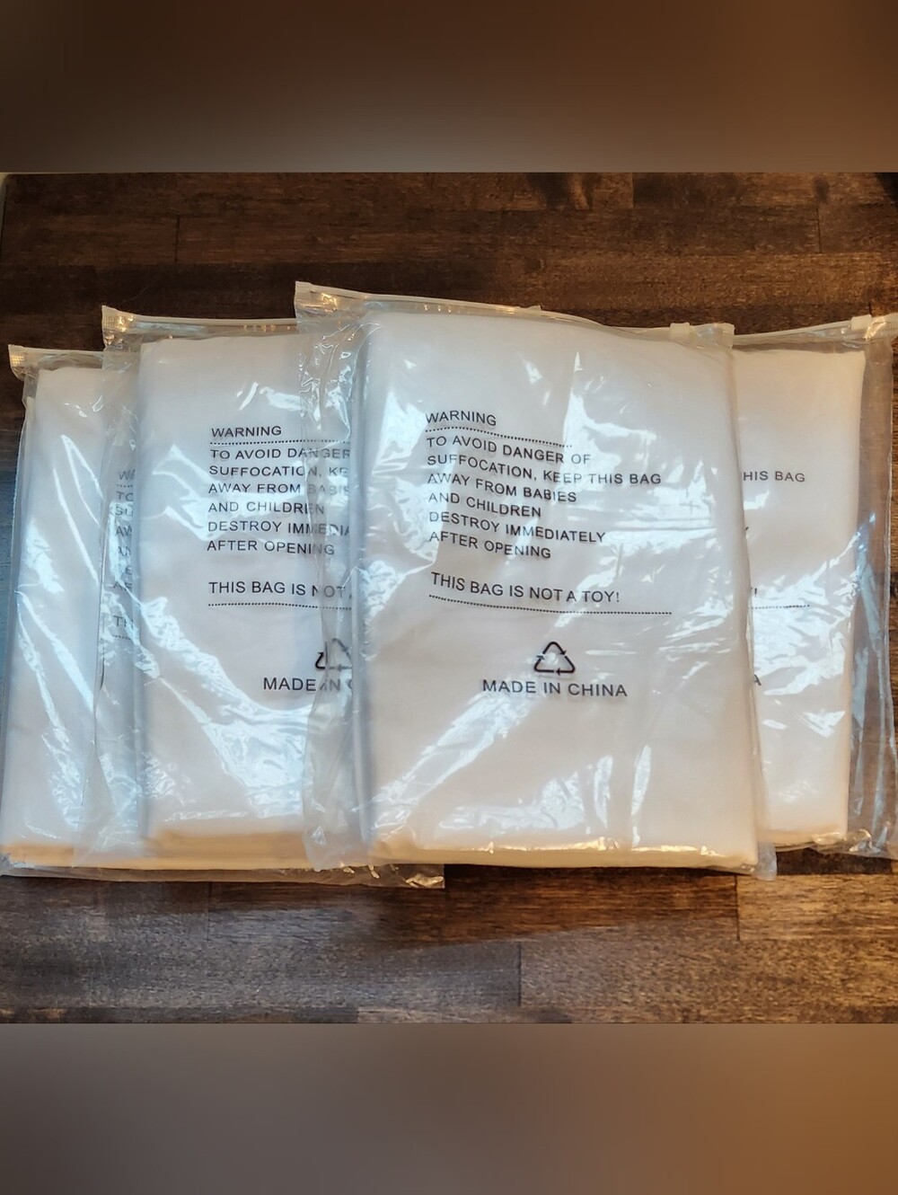 Set Of 4 - White Tablecloths For 6 Foot Folding Tables.